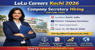 LuLu Careers Kochi 2026 Hiring
