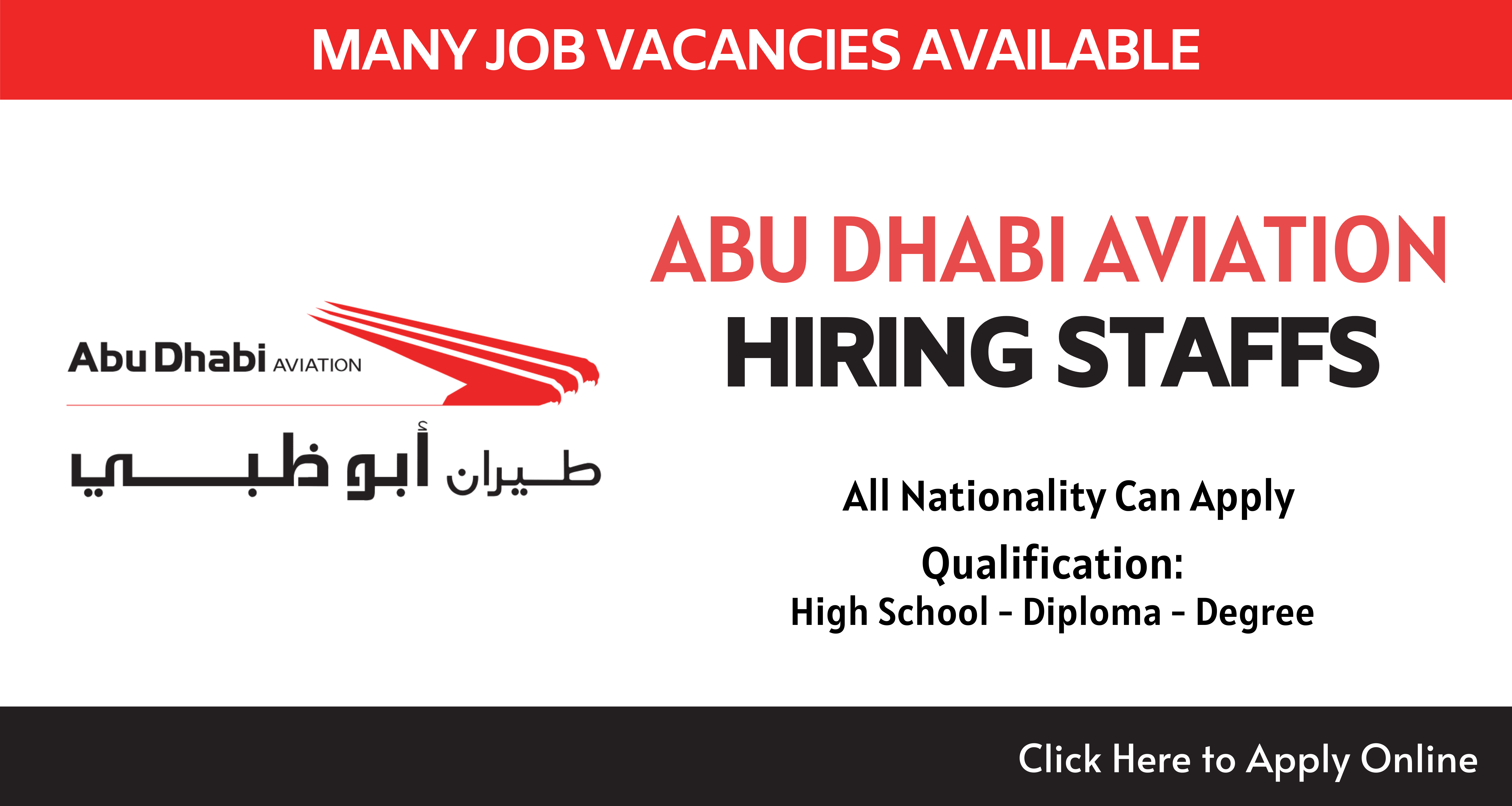 Aviation jobs available in dubai