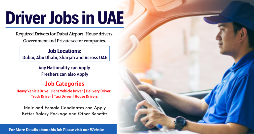 Driver Jobs in UAE